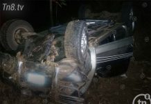 Conductora y acompañantes viven de milagro