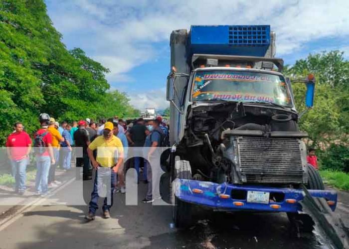 camion, camioneta, accidente, nicaragua, chontales,