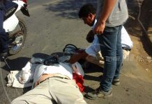 Managua: Por tirarse el Alto chocan a motociclista