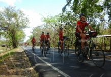 Ciclistas maravillados con Nicaragua