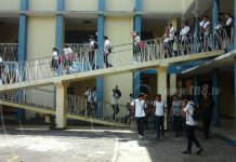 Exitoso ejercicio en el colegio Rigoberto López Pérez