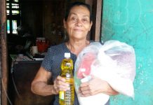 Continúa entrega de paquetes alimenticios en Managua