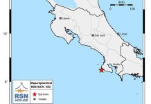 Sismo de 5,2 grados Richter sacude Costa Rica