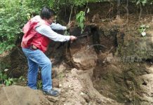 INETER recorre epicentro del fuerte temblor