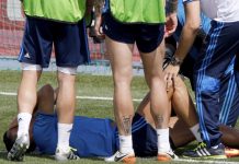 CR7 se lleva susto en ensayo del Real Madrid