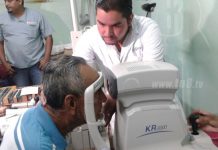 Feria de exámenes en Centro Nacional de Oftalmología