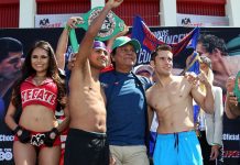 Explosivo choque de estilos entre Carlos Cuadras y Chocolatito