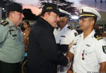 Presidente Daniel preside acto del 36 aniversario de la Fuerza Naval