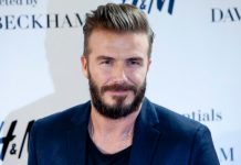 David Beckham «coqueteando» con una bella joven