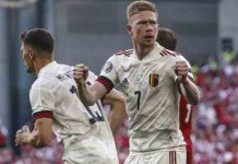 Dinamarca da un susto a Bélgica, pero pierde 2-1 De bruyne, Belgica, Dinamarca, Eurocopa, futbol