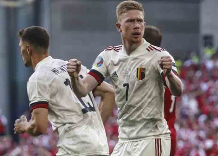 De bruyne, Belgica, Dinamarca, Eurocopa, futbol
