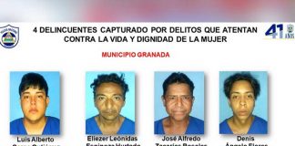 nicaragua, granada, policia, captura, delincuencia,