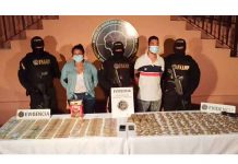 Capturan a pareja en Honduras con droga, vinculada a la MS-13 honduras, detencion, pareja, vinculacion, mara salvatrucha, droga,