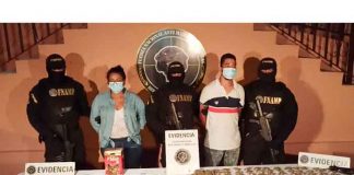 honduras, detencion, pareja, vinculacion, mara salvatrucha, droga,