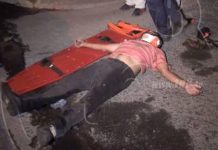 Taxista atropella a tomador y lo deja abandonado