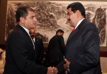 Venezuela expresa su solidaridad con Ecuador tras terremoto