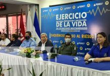 nicaragua, ejercicio, proteccion de la vida, multiamenazas, sinapred,