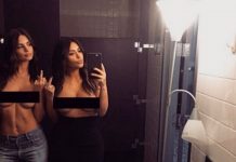 Kardashian y Ratajkowski hacen ‘topless’ en Instagram