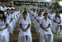 Imponen símbolos a estudiantes de enfermería en Ocotal