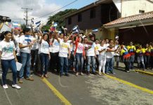 Juventud nicaragüense se solidariza con Venezuela