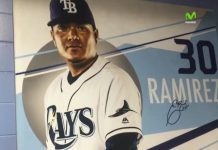 En interior del Tropicana Field