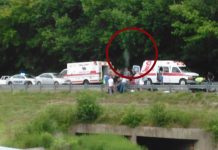 Captan el ‘espíritu’ de un motociclista abandonando su cuerpo tras accidente