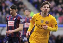 Con doblete de Messi, Barcelona golea 4-0 al Eibar