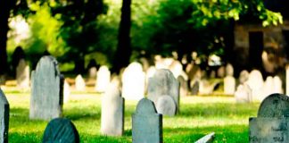 foto, receta, postre, cementerio, lapida, vira, insolito, estados unidos,