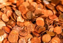 Padre pagó la pensión alimenticia de su hija con puras monedas estados unidos, video, viral, pension alimenticia, avery sanford, insolito,