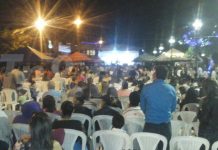 Iglesia cristiana protestante realiza culto masivo