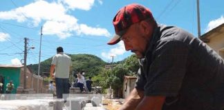 nicaragua, esteli, calles para el pueblo, adoquinado, proyectos, barrio jose benito escobar,