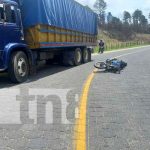 nicaragua, accidente, transito, jalapa, moto,