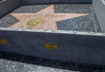 Estrella de Donald Trump en Hollywood tiene un ‘muro fronterizo’