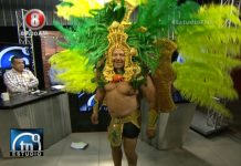 El Rey del Carnaval llega a Estudio TN8 (Video)