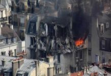 Alarma en París tras fuerte explosión de gas en un edificio