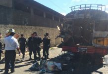 Fuerte explosión de bus en Guatemala deja víctimas