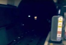 Graban horrendo espectro en el Metro de Londres