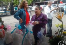 Feria de flores en el mercado Roberto Huembes