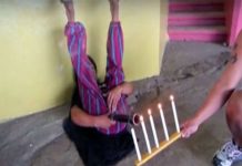 Hombre rompe récord al soplar velas con sus gases (Video)