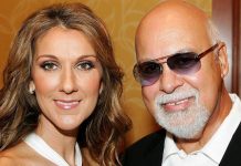 Filtran fotos de Celine Dion en funeral de su esposo