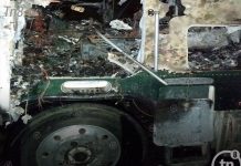 Madriz : Furgón arde en llamas en Yalagüina