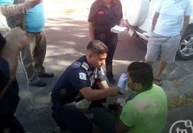 Se fractura la nariz tras choque en Carretera Sur