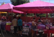 Alegre feria dominical en Tipitapa