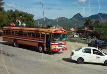 Muere al caer de la canastera de un bus