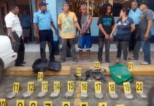 Los detienen en parque de Ciudad Sandino por drogas