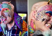 En fotos: Ted Richards es el hombre loro