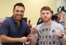 En imágenes: Canelo ante los medios