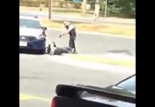 En video: Policía gringo le dispara a una persona sin ningún motivo
