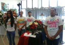 Juventud Sandinista hace Guardia de Honor