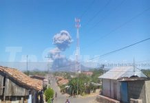 Actividad en el volcán Momotombo